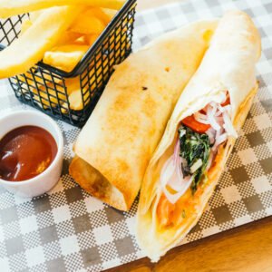 Chilly Paneer Roll